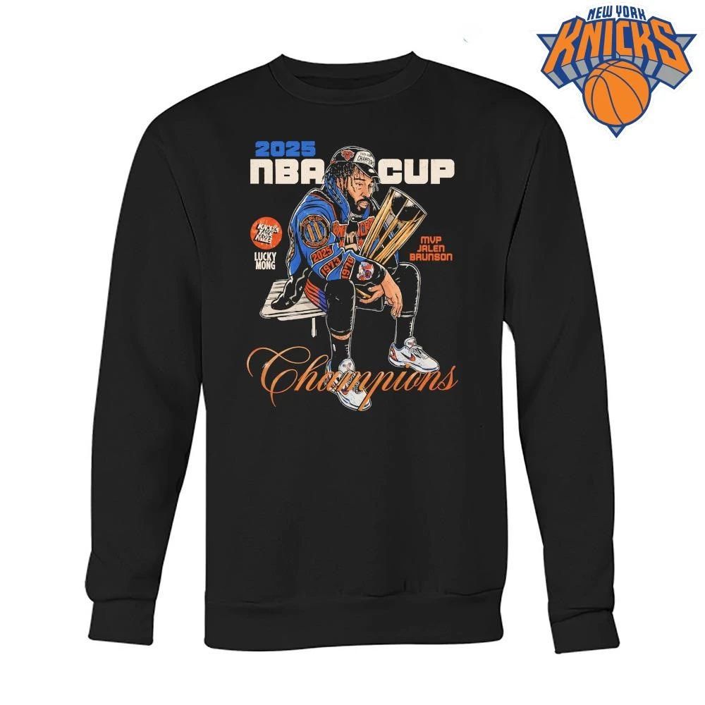 Jalen Brunson MVP 2025 NBA Cup Champions New York Knicks NBA Finals 2026 Game 1 T Shirt