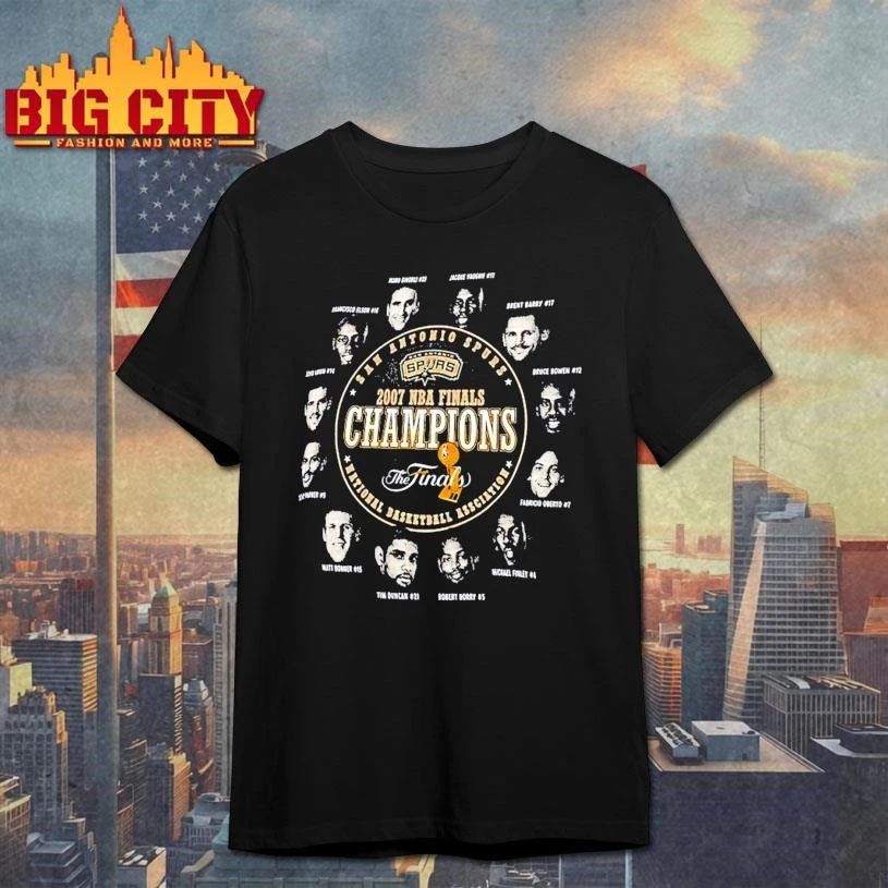 San Antonio Spurs Dynasty Tim Duncan Tony Parker And Manu Ginobili 2007 NBA Finals Champions Shirt