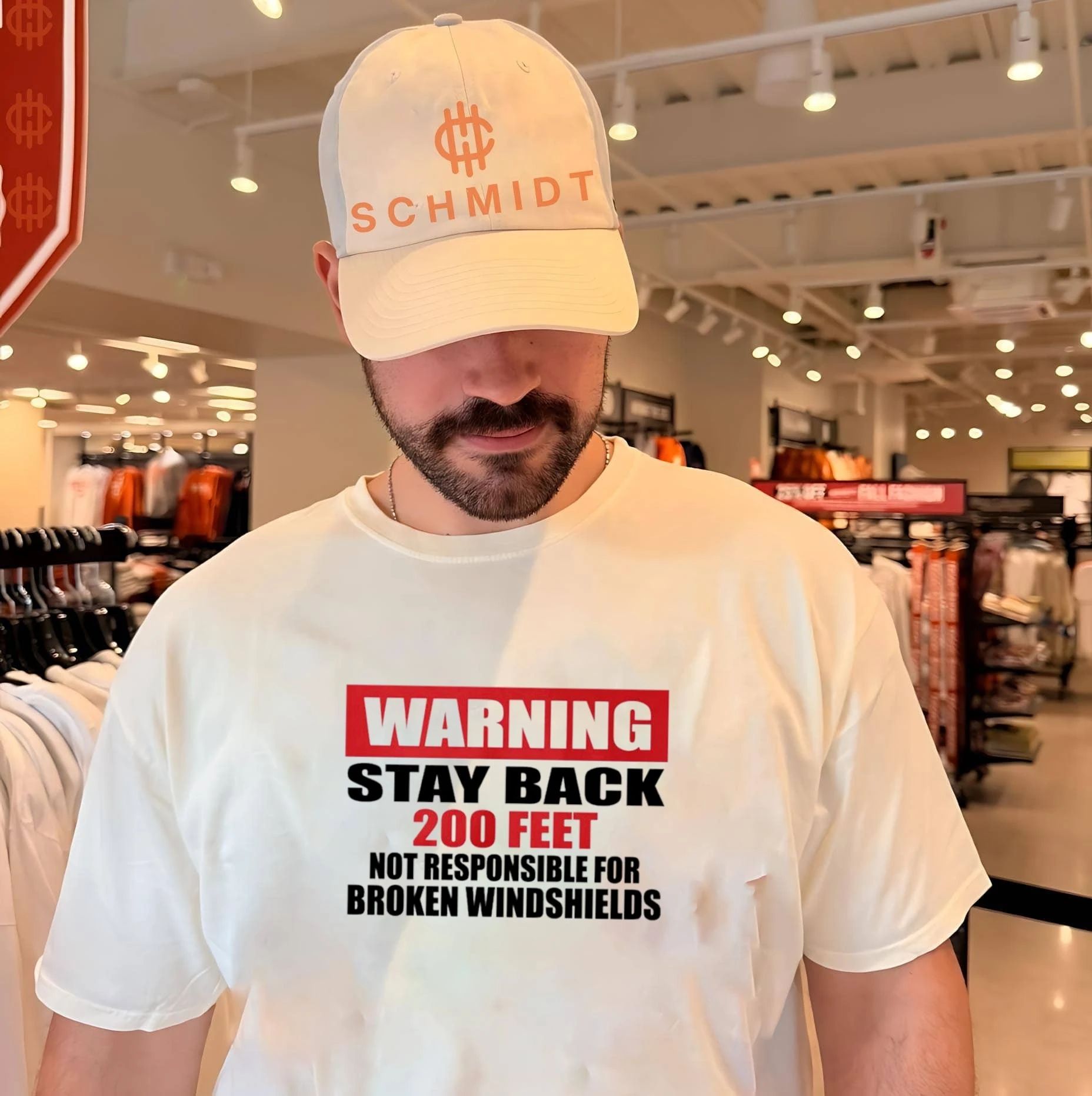 Warning Stay Back 200 Feet not responsible for broken windshields shirt