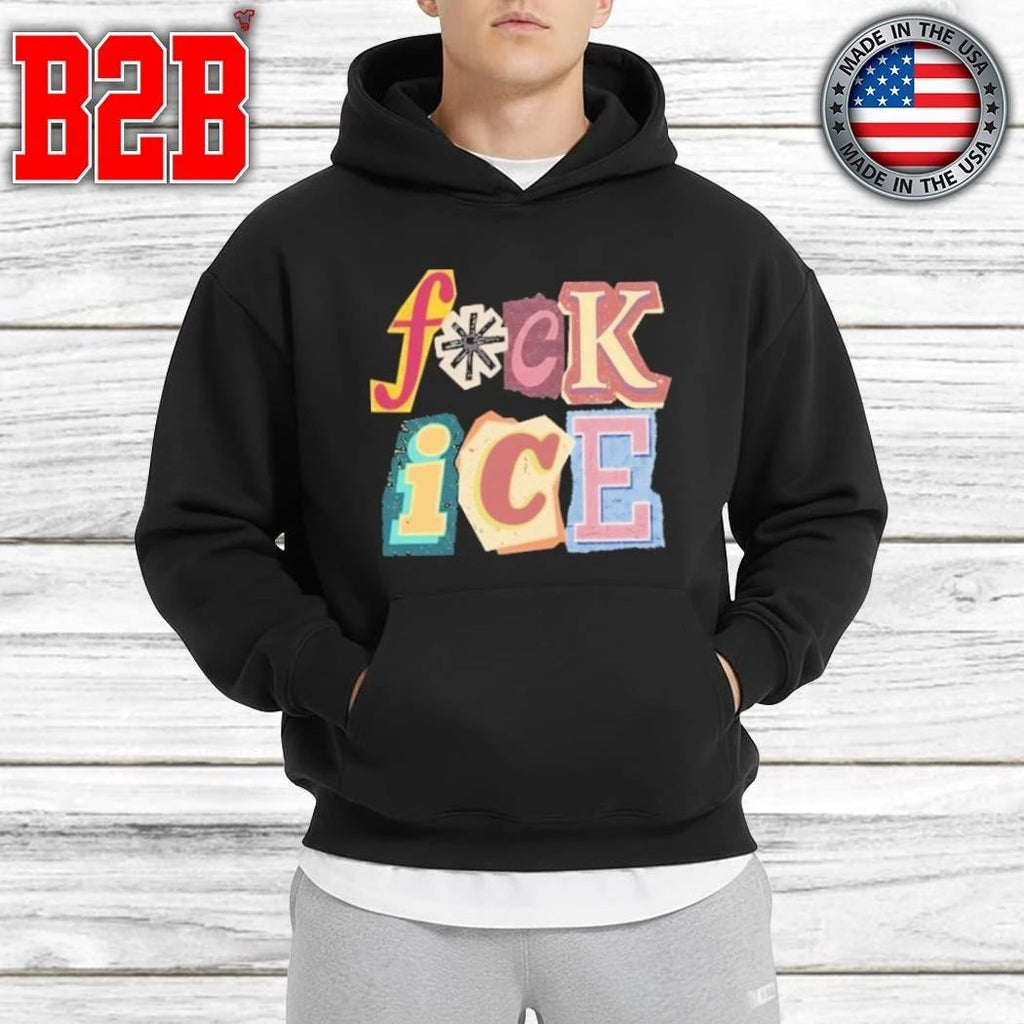 Fuck Ice Magazine Letters Shirt