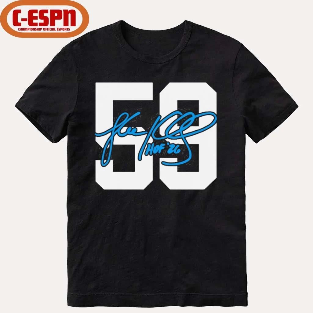 Luke Kuechly Panthers Class of 2026 Elected Signature T-Shirt
