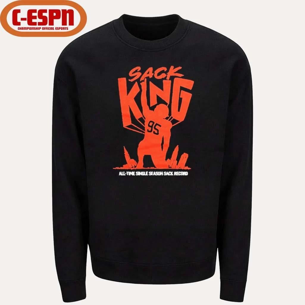 Myles Garrett sack king all-time single season sack record T-Shirt