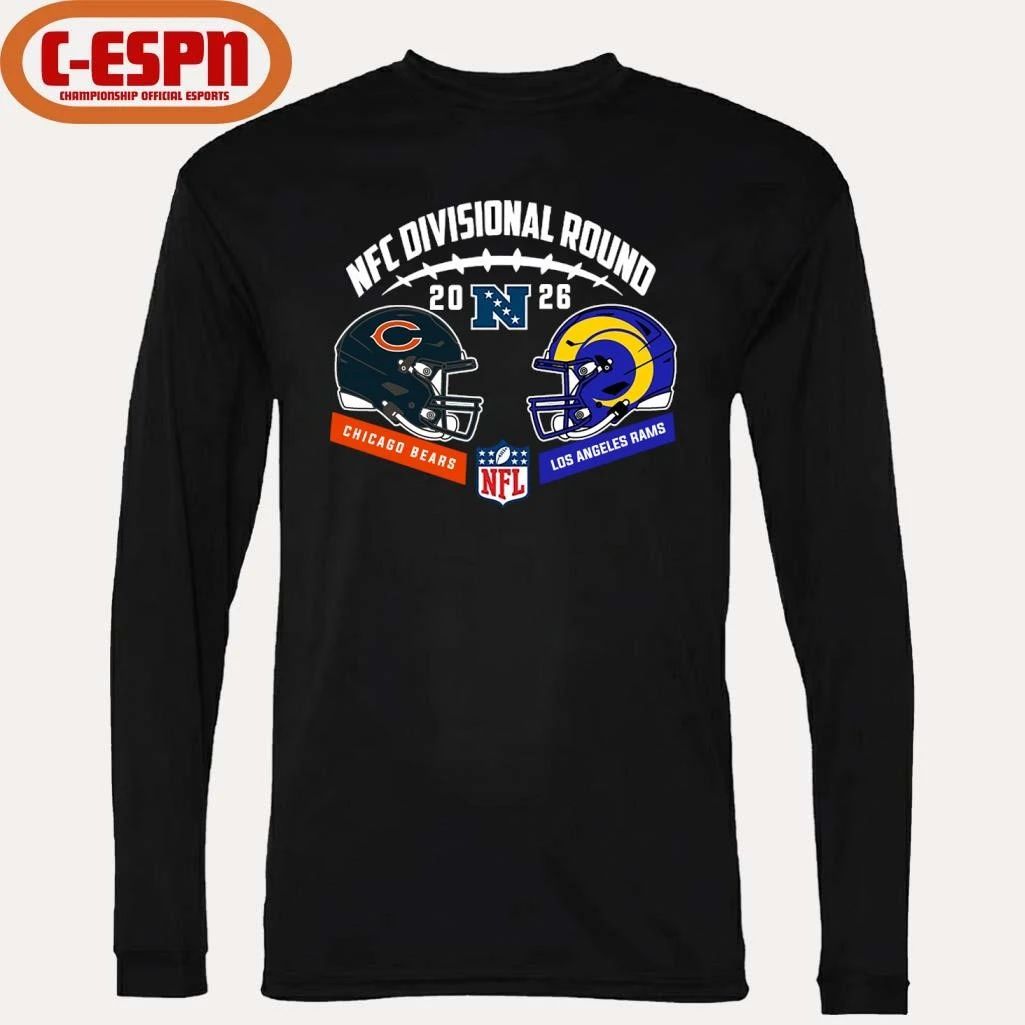 Chicago Bears Vs Los Angeles Rams 2026 NFC Divisional Round Matchup T-Shirt