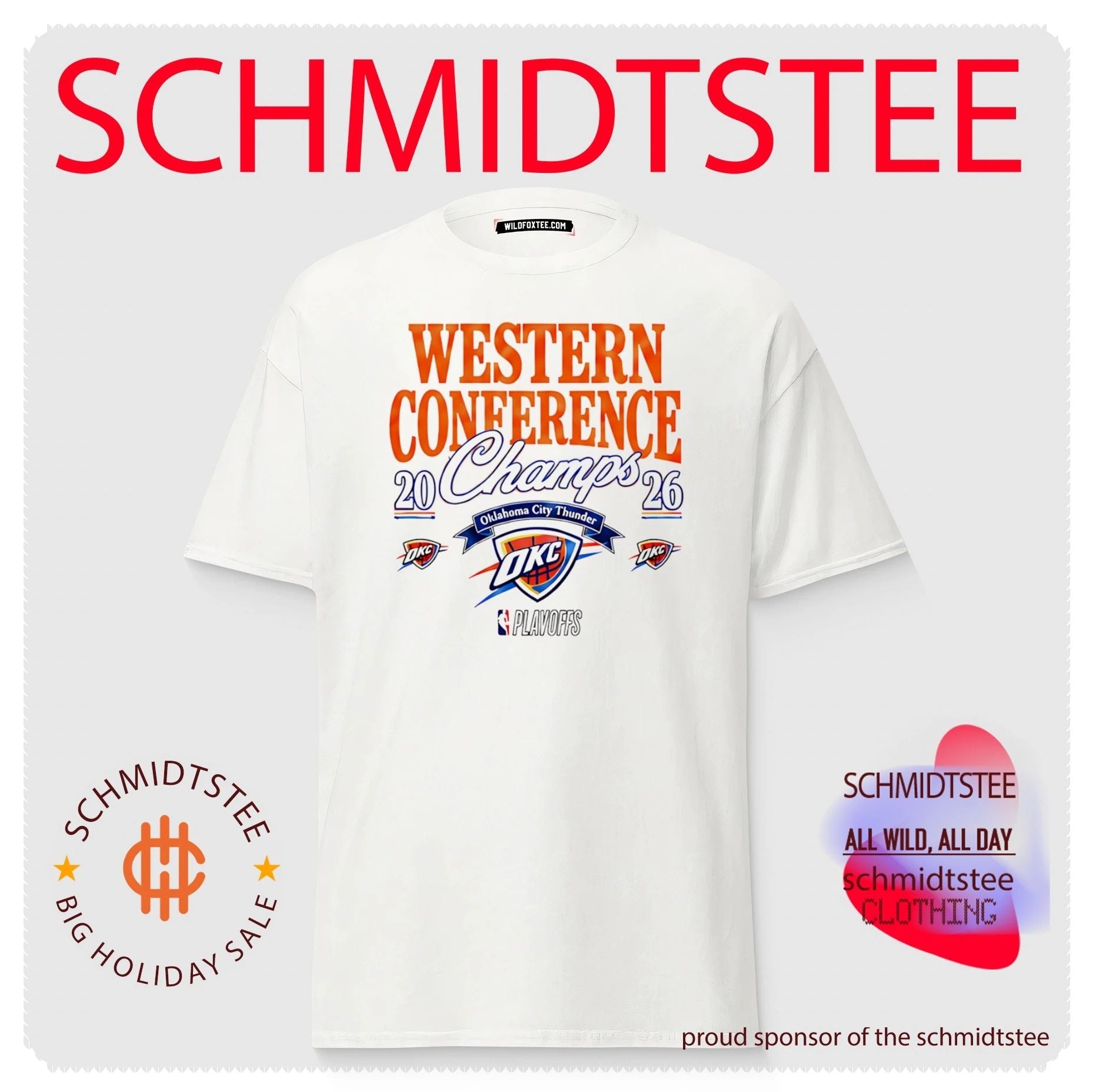OKC Thunder 2025 2026 Western Champions Playoffs shirt