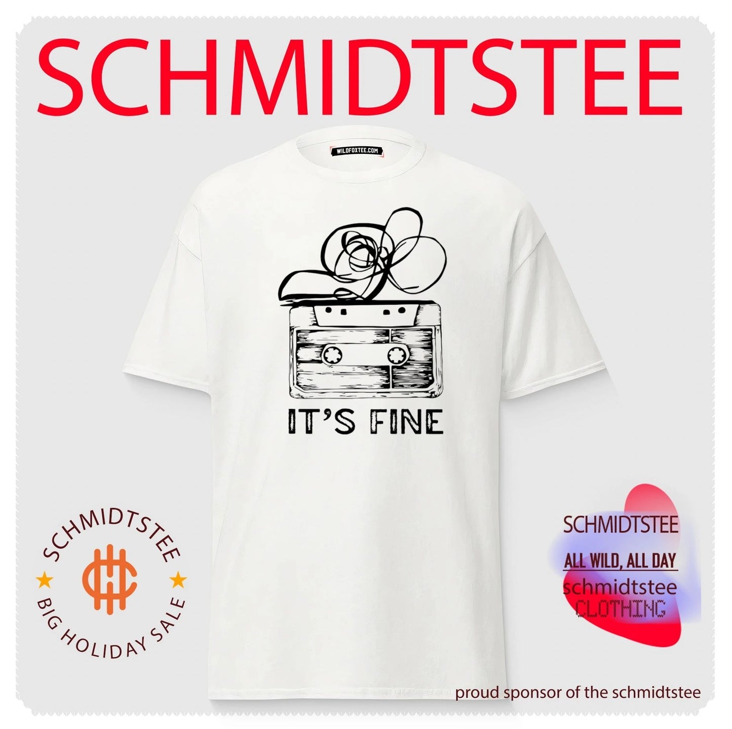 Cassette Tape It’s fine music vintage shirt