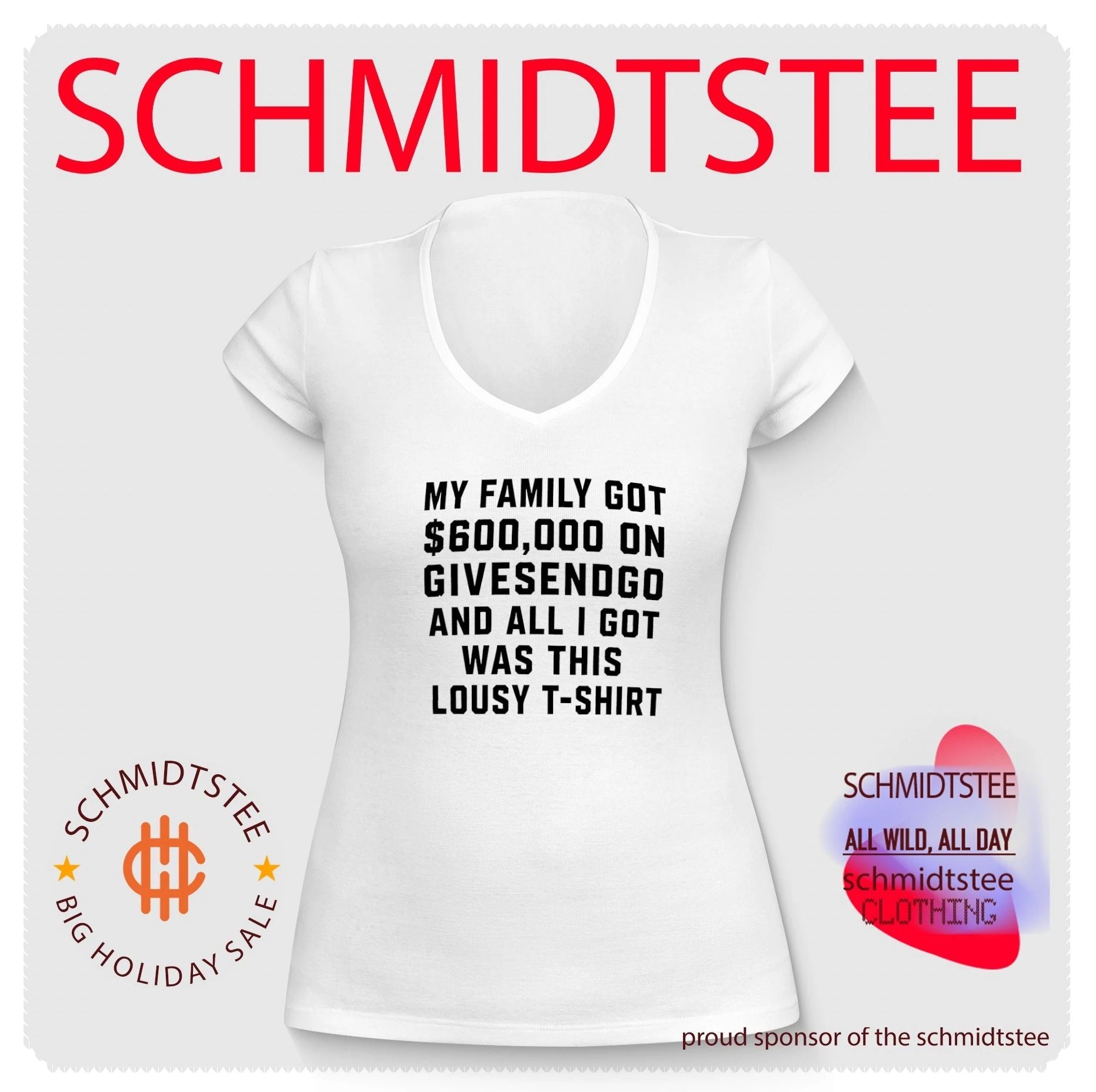 My family got on Givesendgo and all I got was this Lousy t-shirt shirt