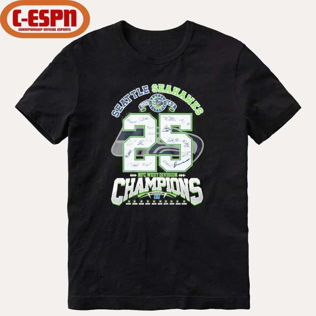 Seattle Seahawks 14-3 NFC West Division Champions Shirt