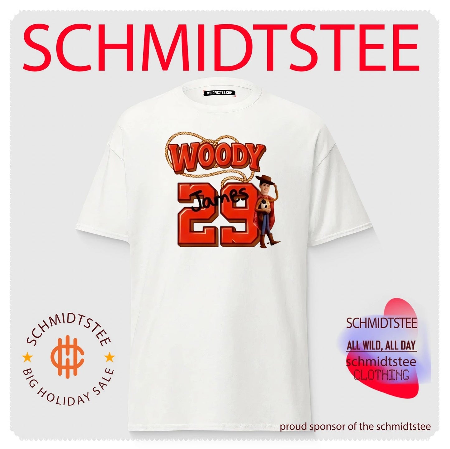 Nationals Woody James Toy Story 5 Shirt