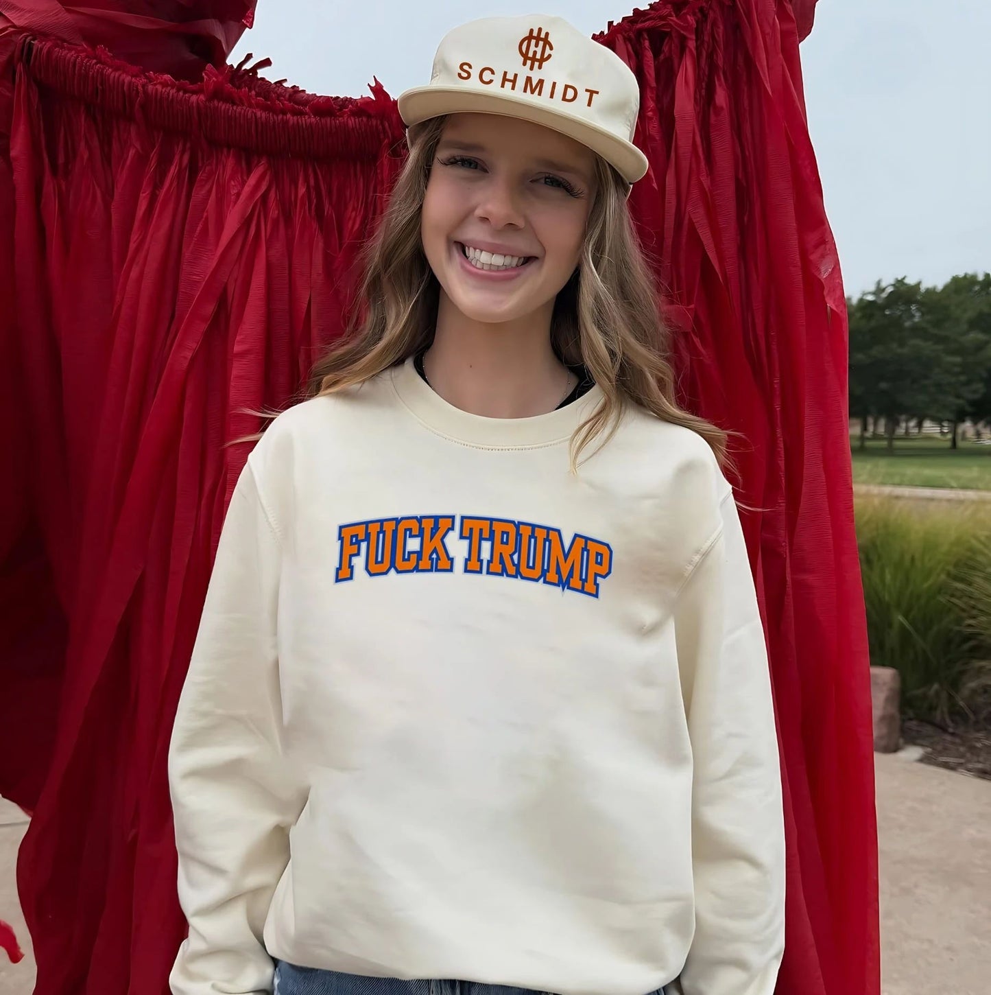 New Yock Knicks fuck Trump color scheme shirt