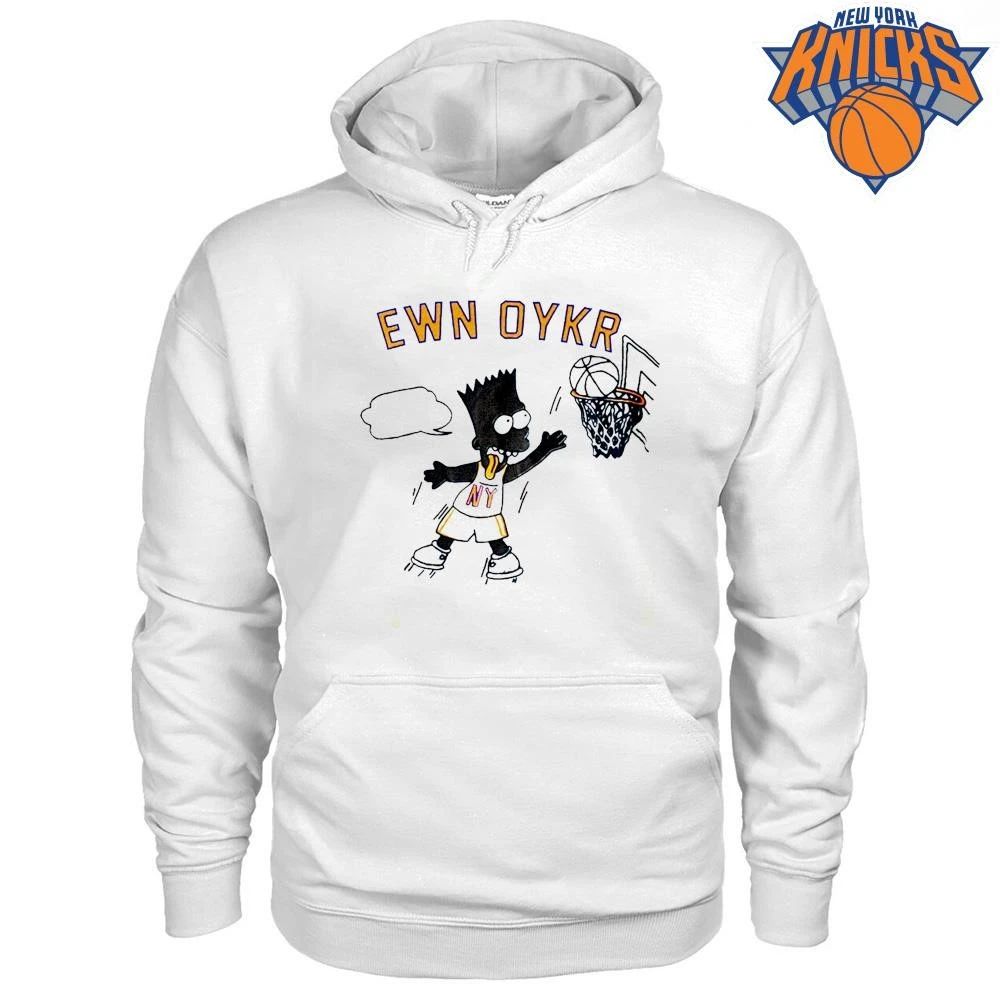 EWN OYKR Bart Simpson New York basketball vintage apparel NBA Finals 2026 shirt