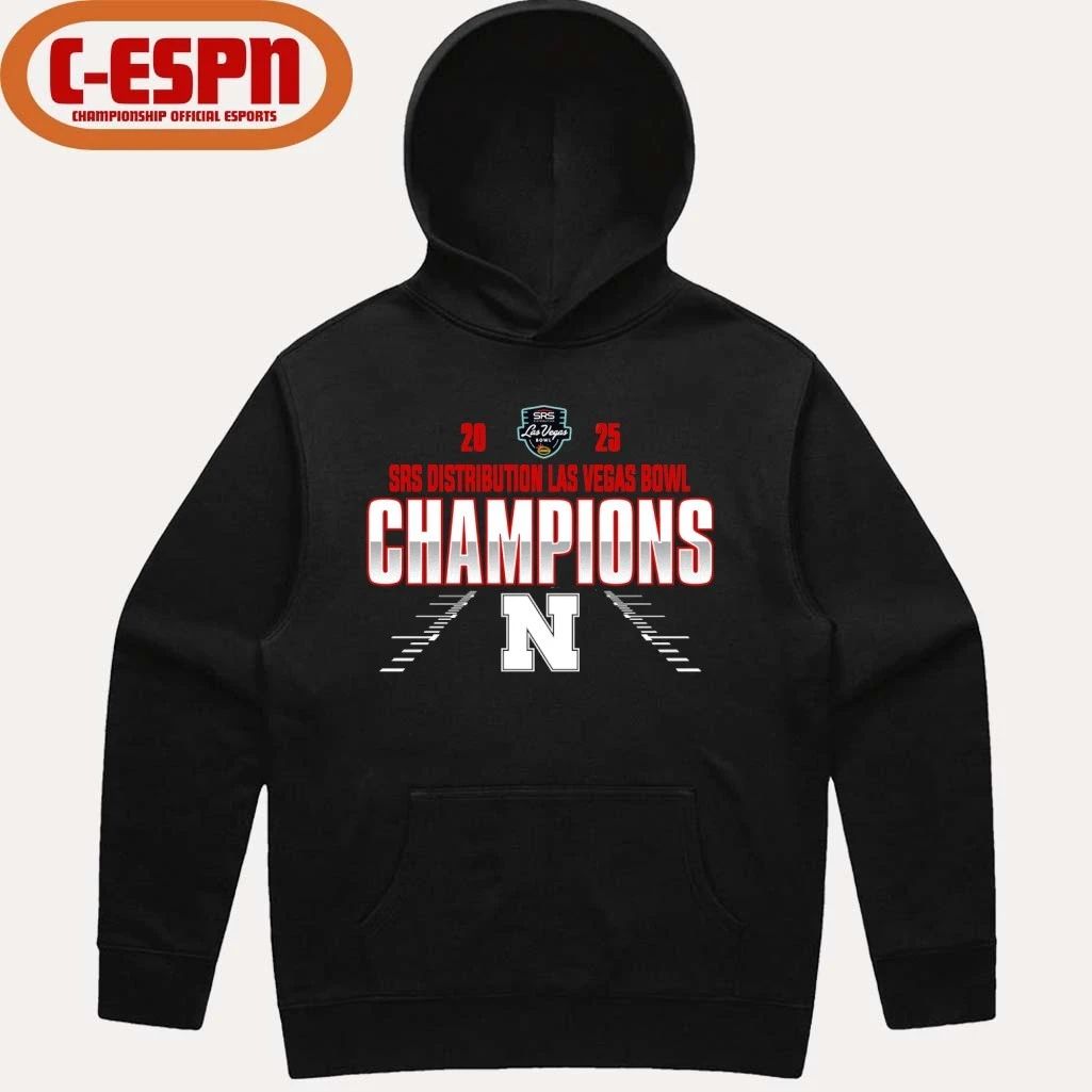 Nebraska Huskers Las Vegas Bowl Champions 2025 Shirt