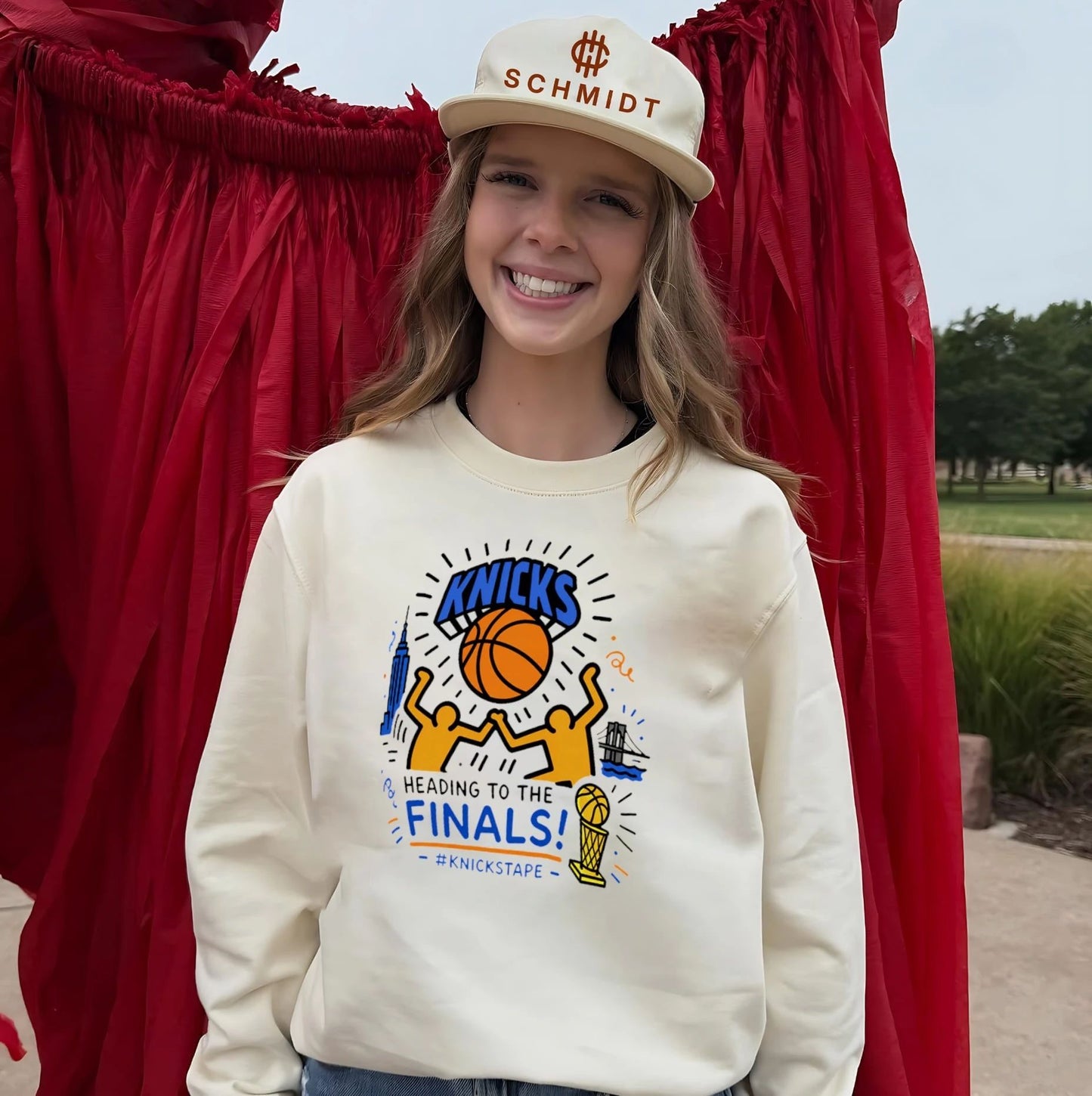 New York Knicks heading to the Finals paint shirt