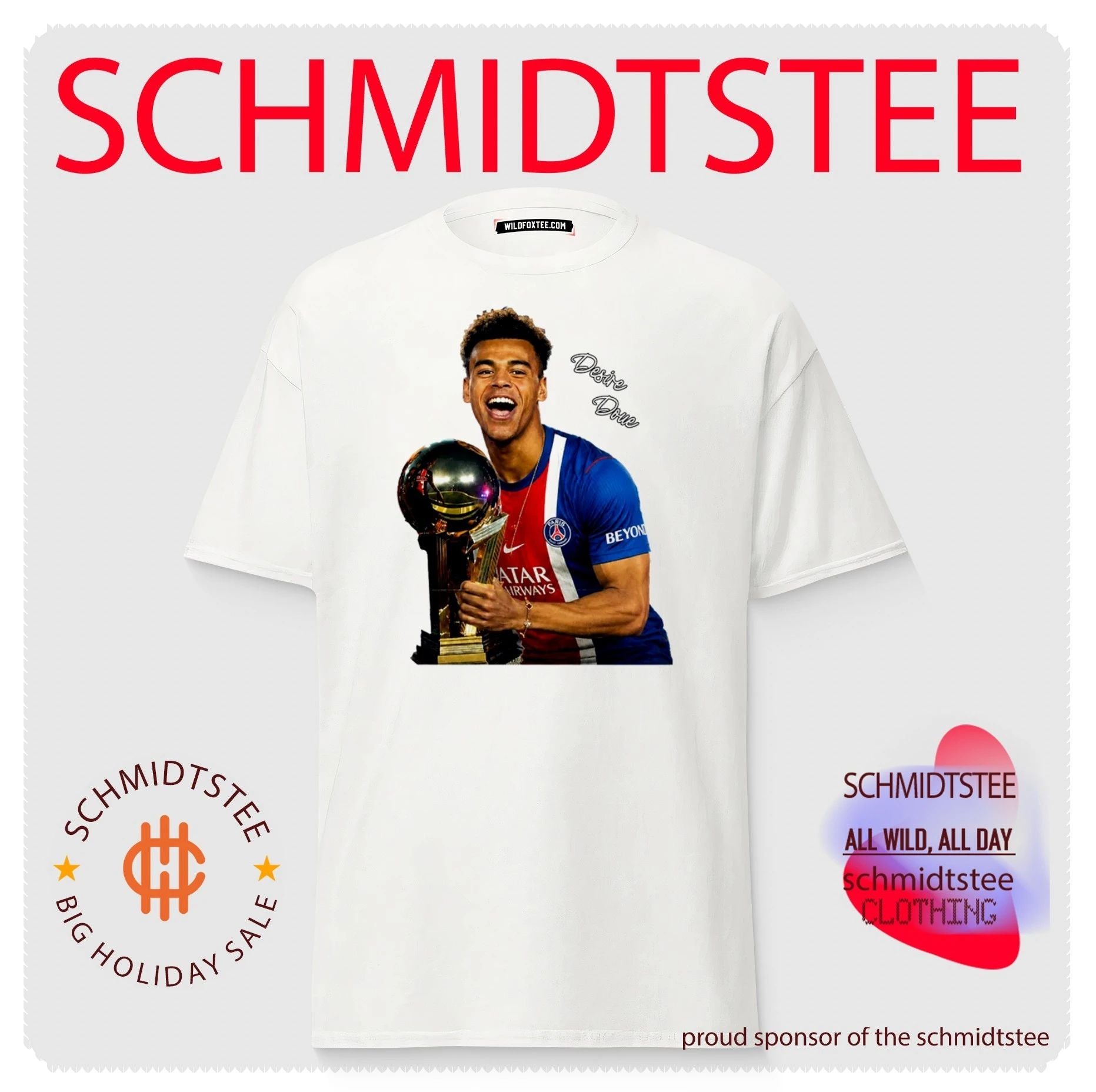 Desire Doue Paris Saint-Germain 2026 Uefa League Champions 14Th Ligue 1 Title shirt