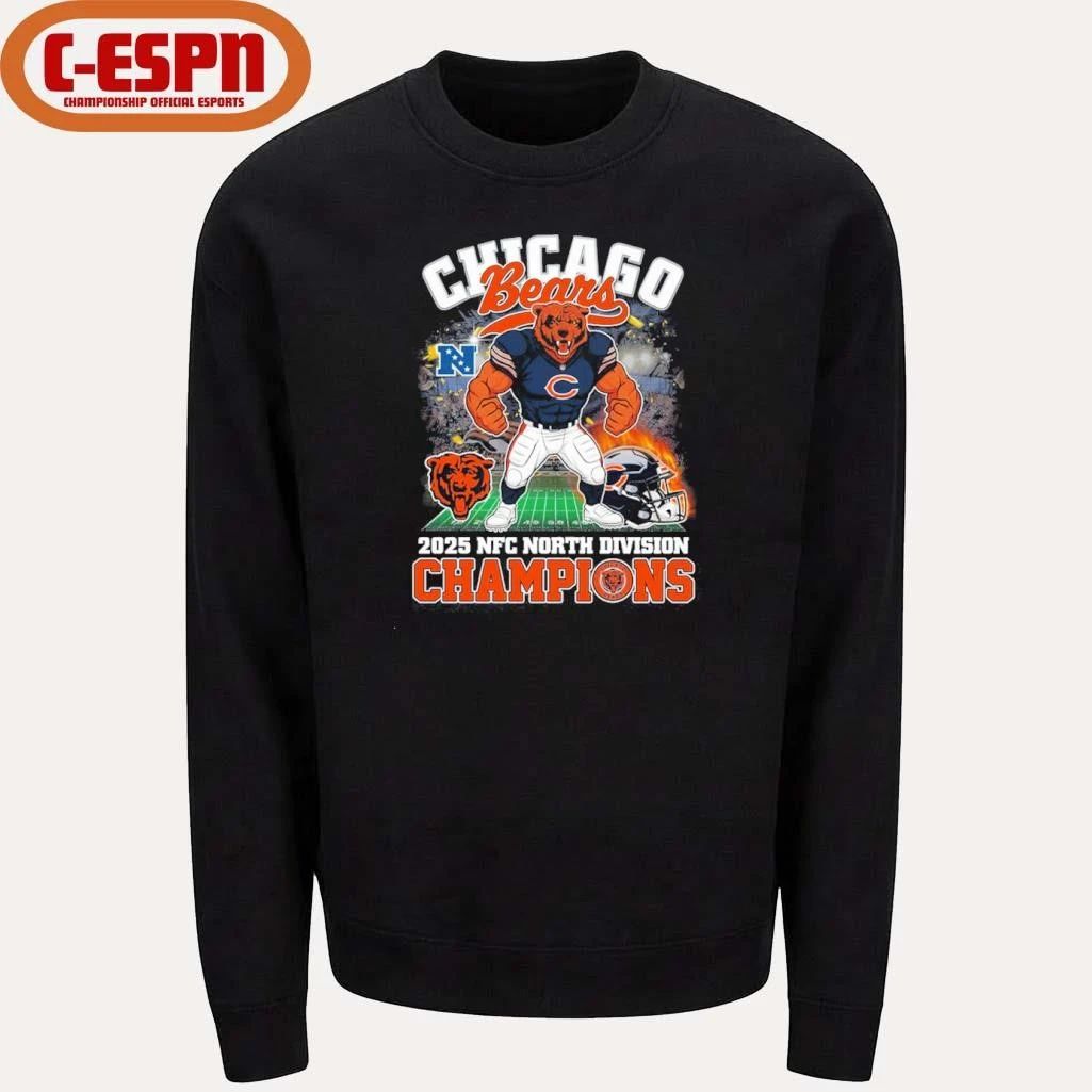 Chicago Bears Mascot 2025 NFC North Division Champions Shirt