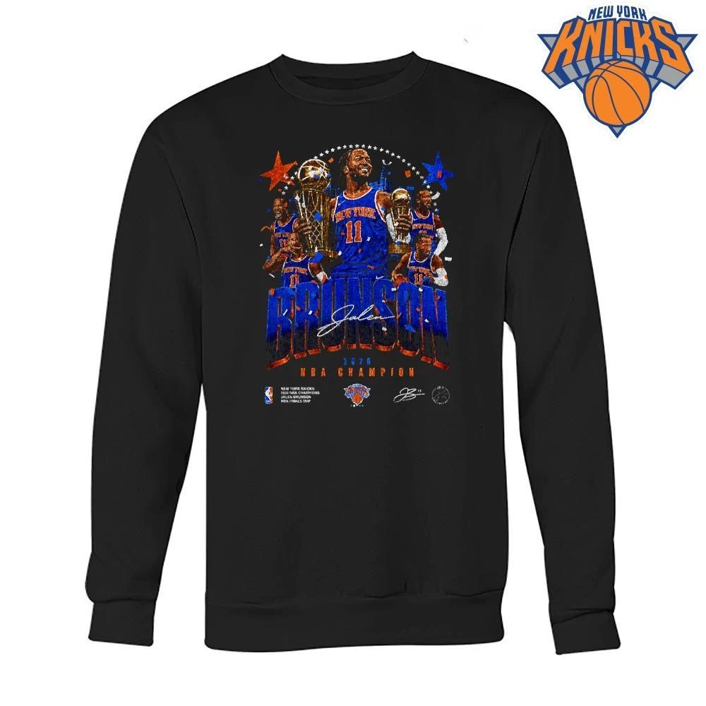 New York Knicks Champions NBA 2026 Jalen Brunson Finals MVP Basketball Shirt