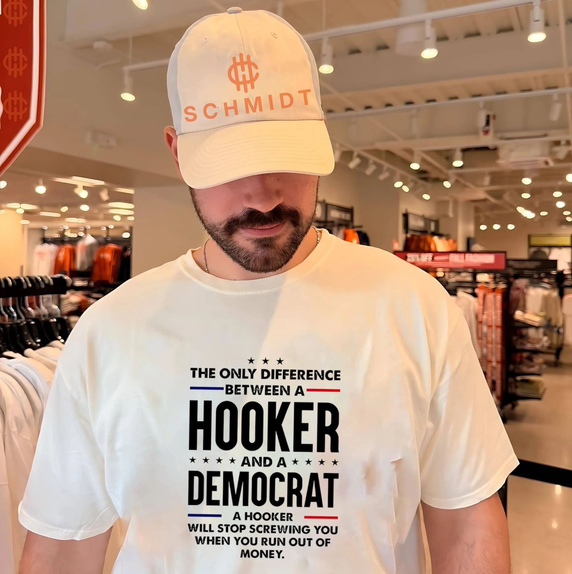 The only difference between a hooker shirt