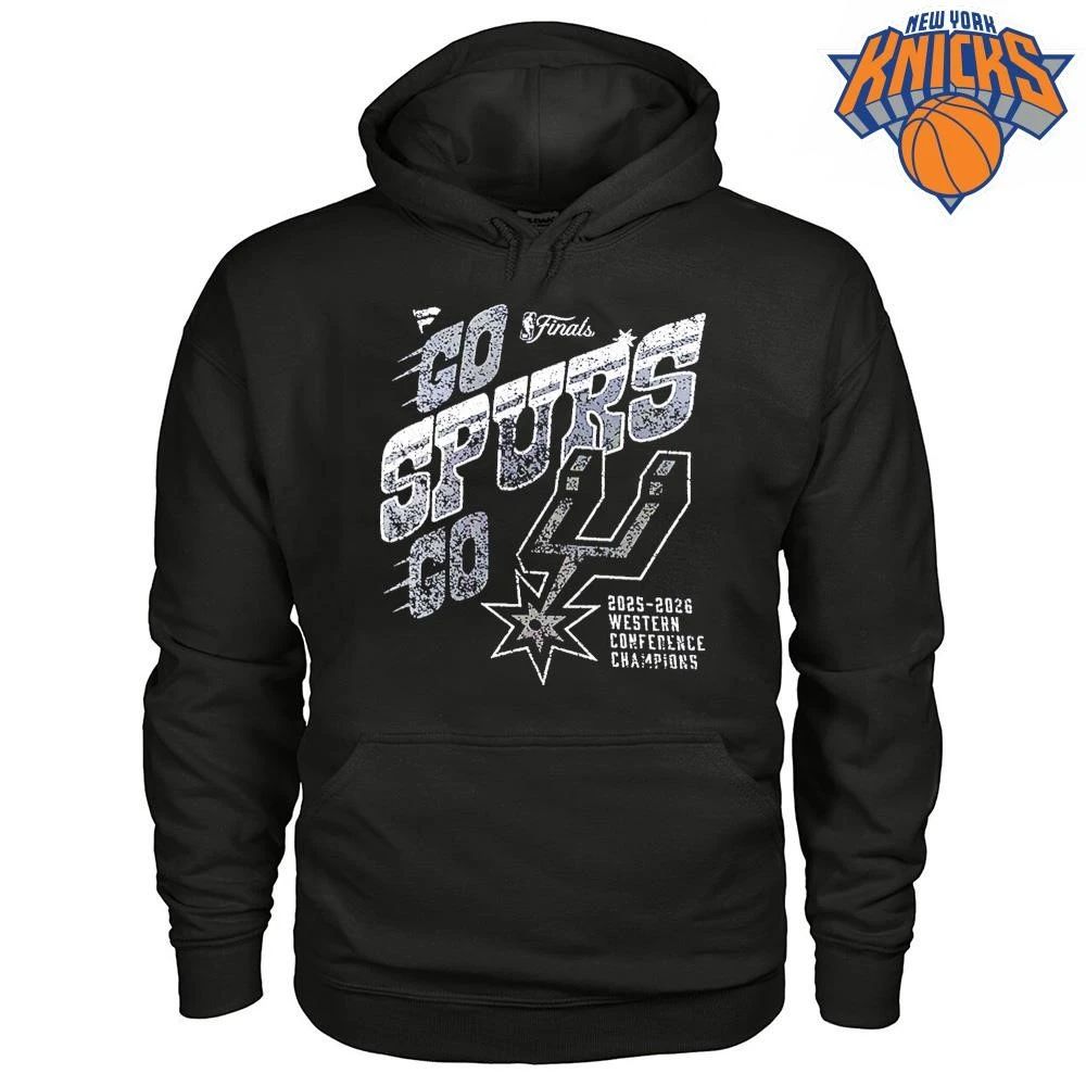 San Antonio Spurs Go Spurs Go 2025-2026 Western Conference Champions Shirt