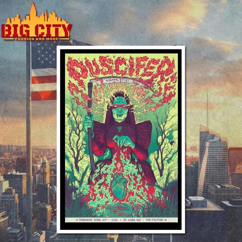 Original Puscifer 4-30-2026 ST. Louis MO Poster Shirt