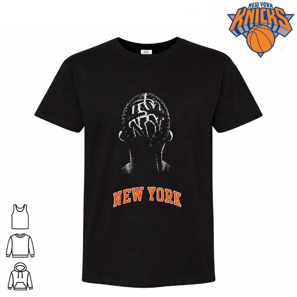 New York Knicks Champions NBA 2026 Jalen Brunson I Love NY Braids Graphic Shirt