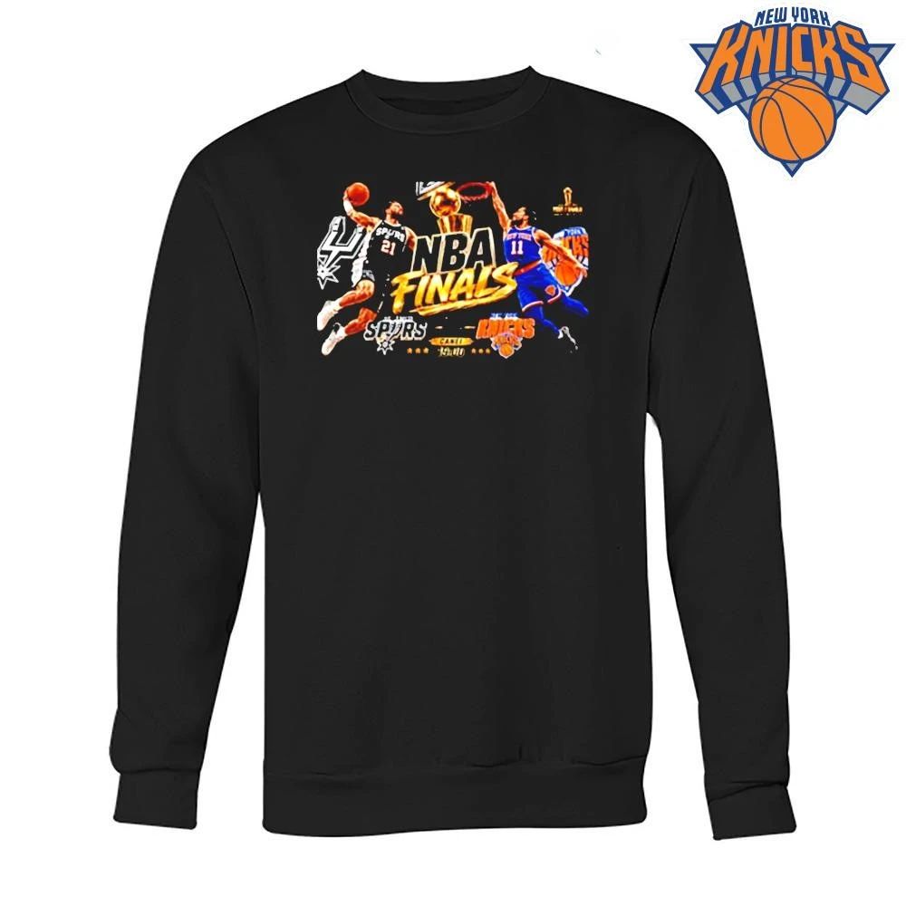 Tim Duncan Jalen Brunson San Antonio Spurs New York Knicks NBA Finals T Shirt