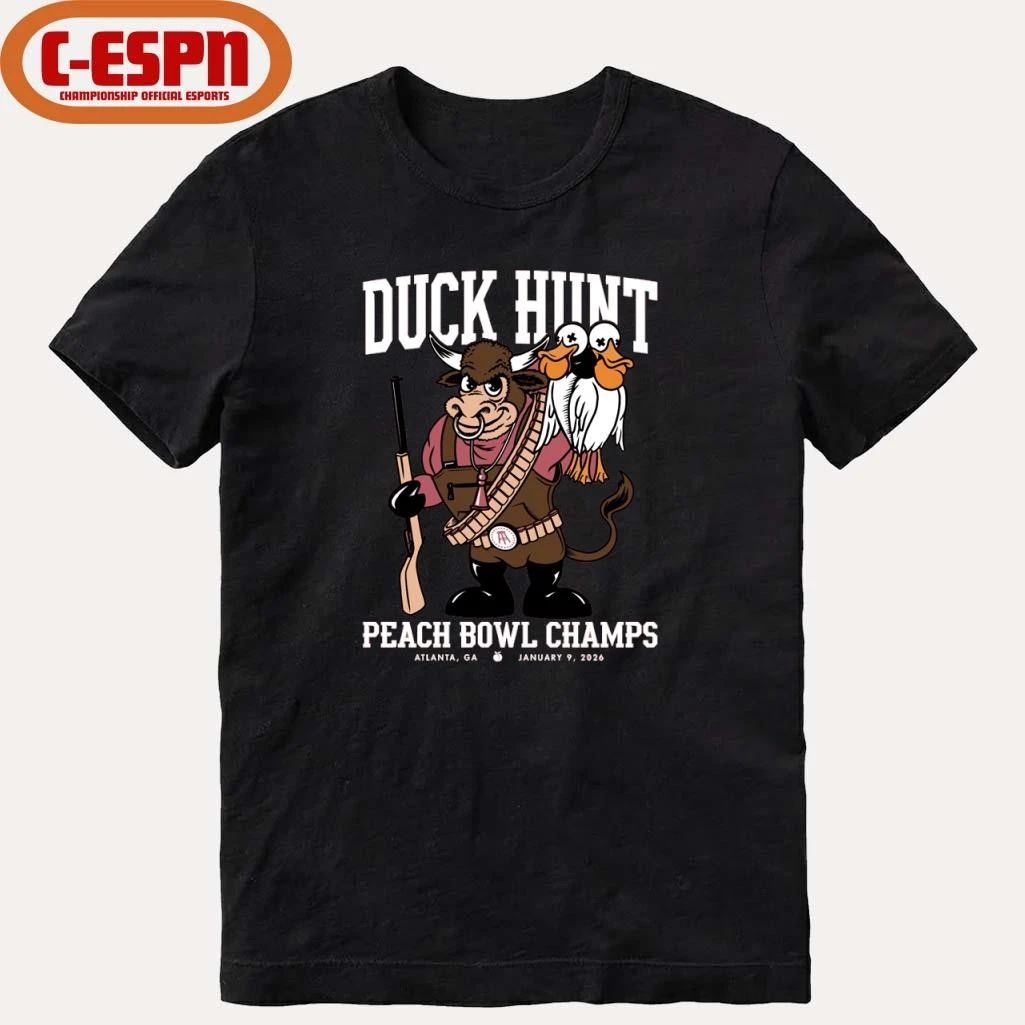 Indiana Hoosiers Duck Hunt Peach Bowl Champions Shirt