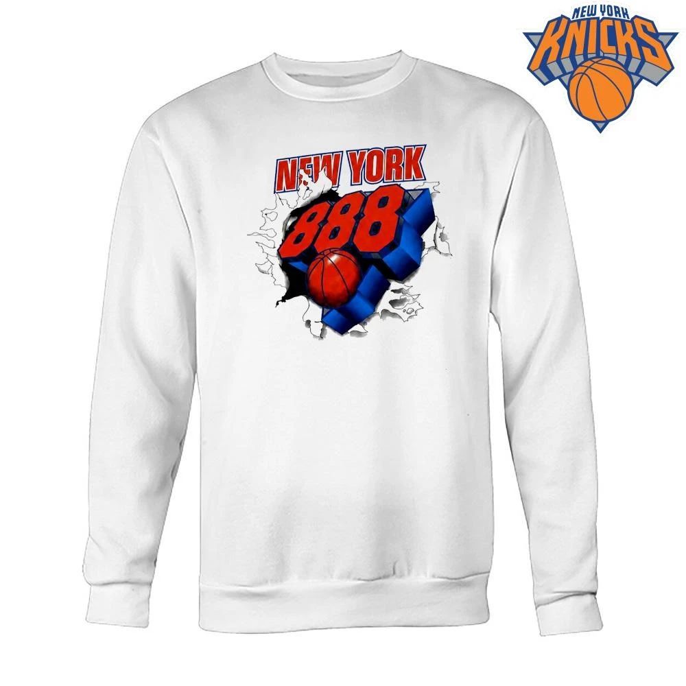 New York Knicks 888 Rip Torn Effect 3D Basketball Fan NBA Finals 2026 Shirt