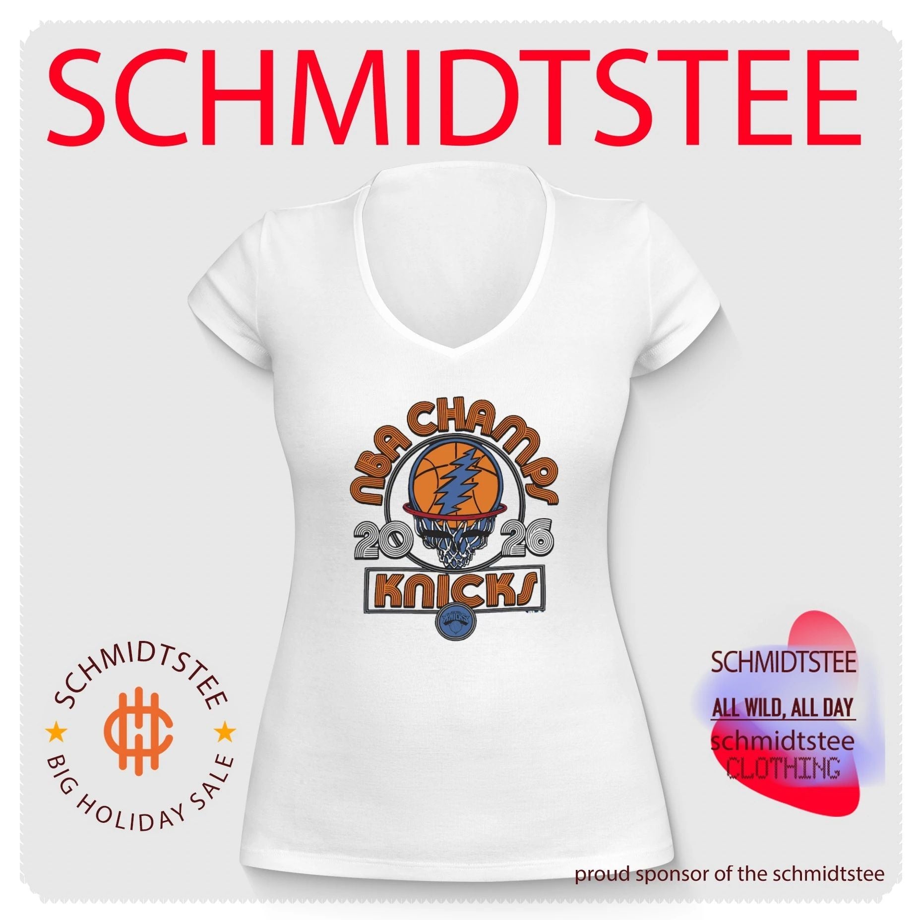 New York Knicks x The Grateful Dead 2026 NBA Finals Champions shirt