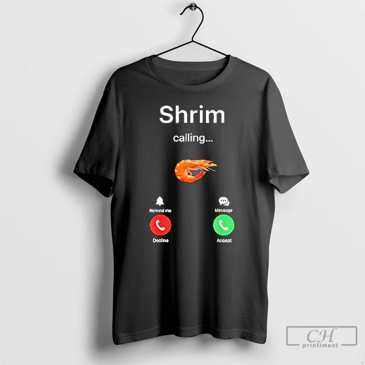 Premium Shrim Is Calling Misspelled Shrimp Meme T Shirts