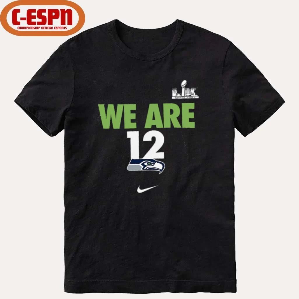 Seattle Seahawks Nike We Are 12 Super Bowl LX Fast As Fast Gets Shirt