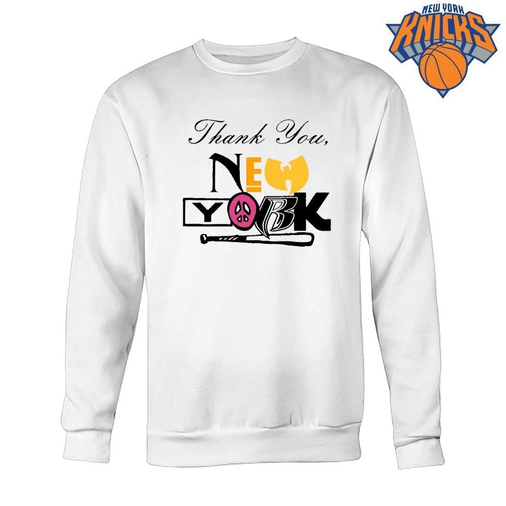 New York Knicks Champions NBA 2026 Thank You New York Typography Graphic Shirt