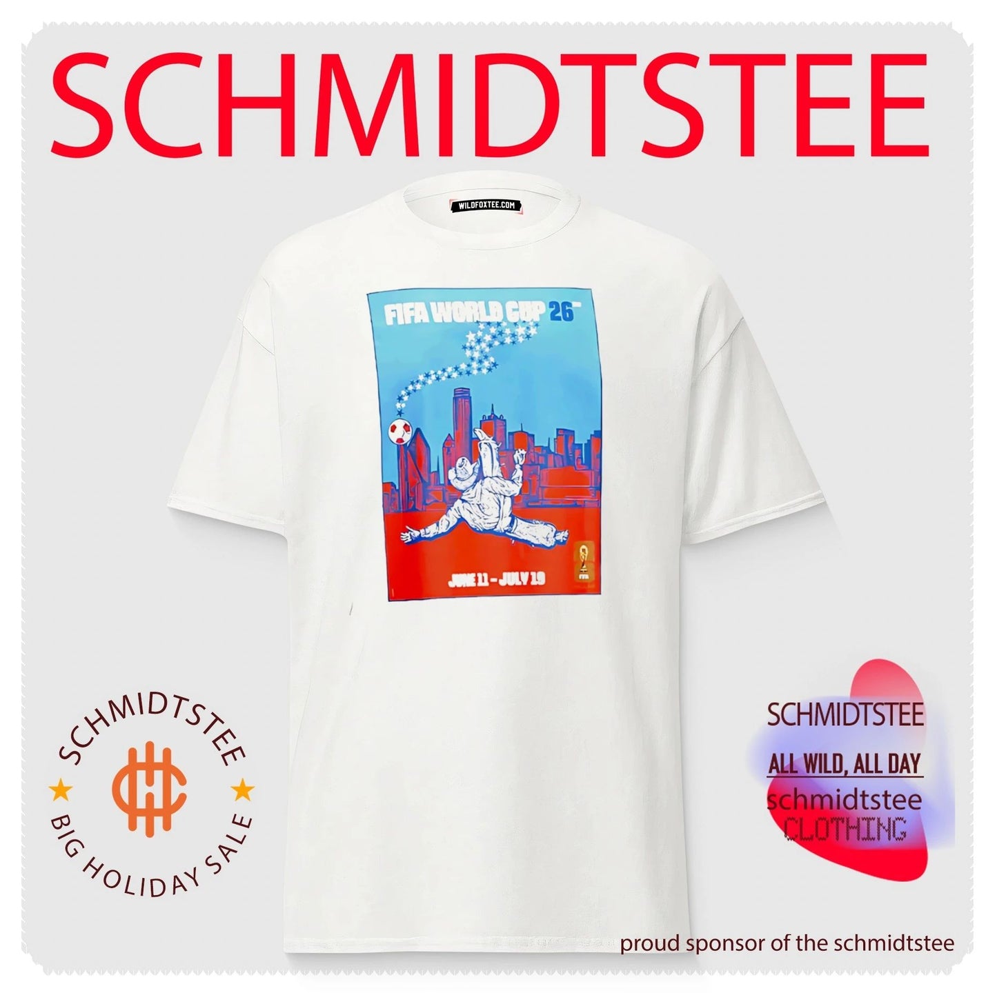 2026 World Cup Host City Dallas Poster shirt