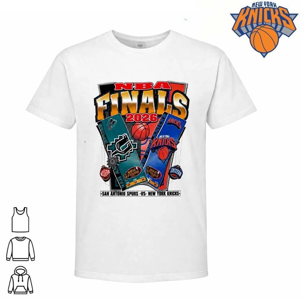 NBA Finals 2026 San Antonio Spurs vs New York Knicks Vintage Graphic Shirt