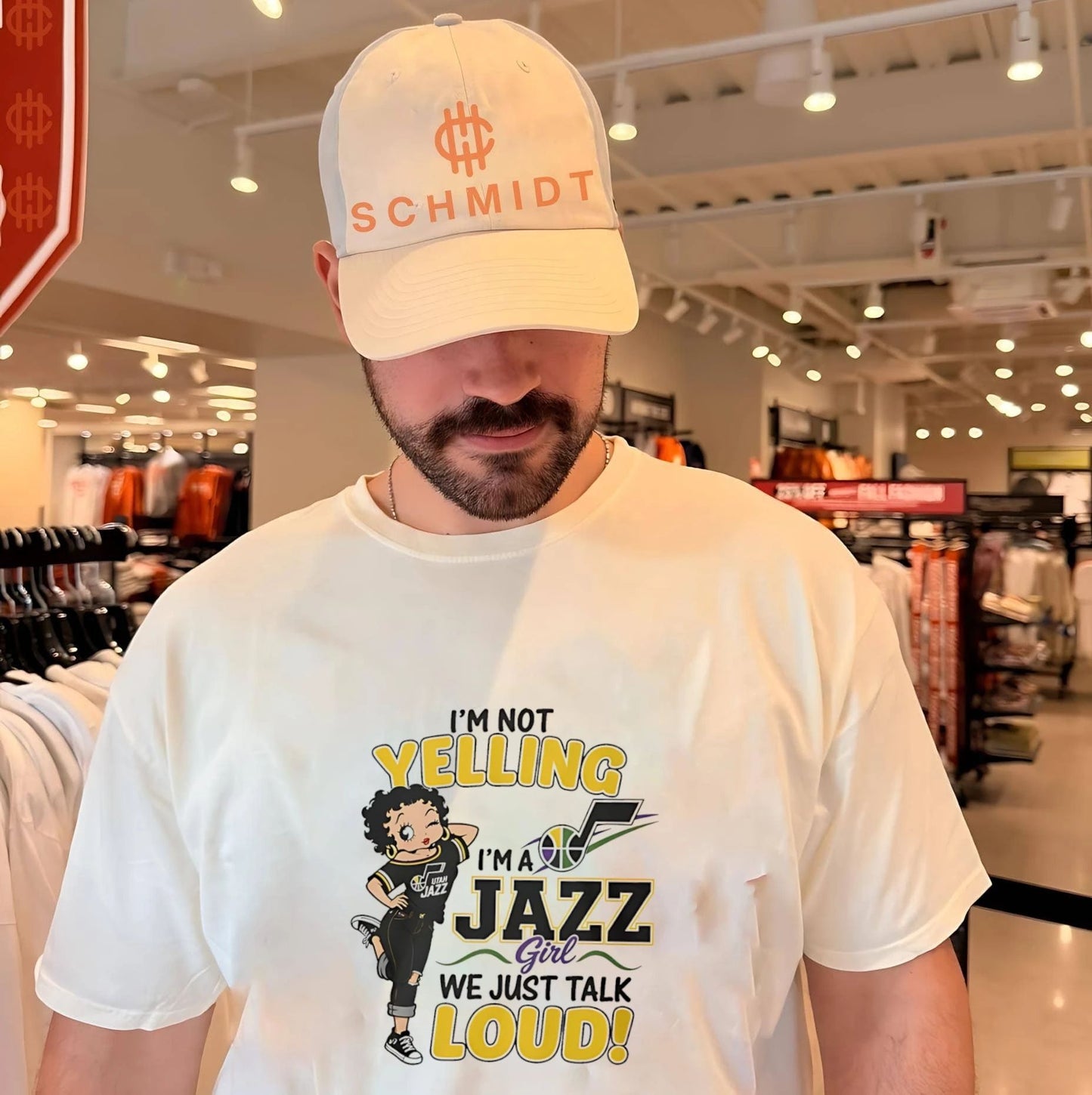 I’m not yelling I’m a Utah Jazz girl we just talk loud shirt