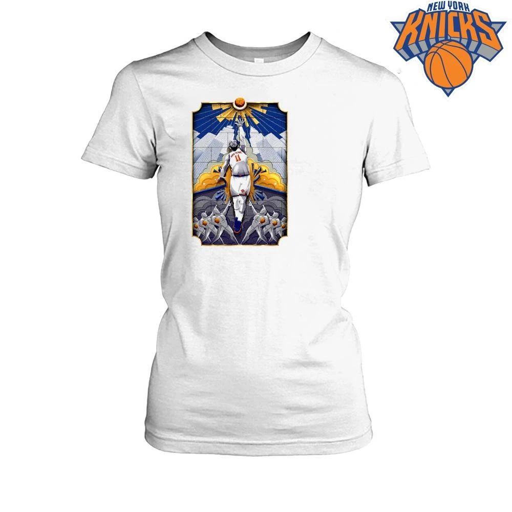 New York Knicks Champions NBA 2026 Jalen Brunson Art Deco Skyline Shirt
