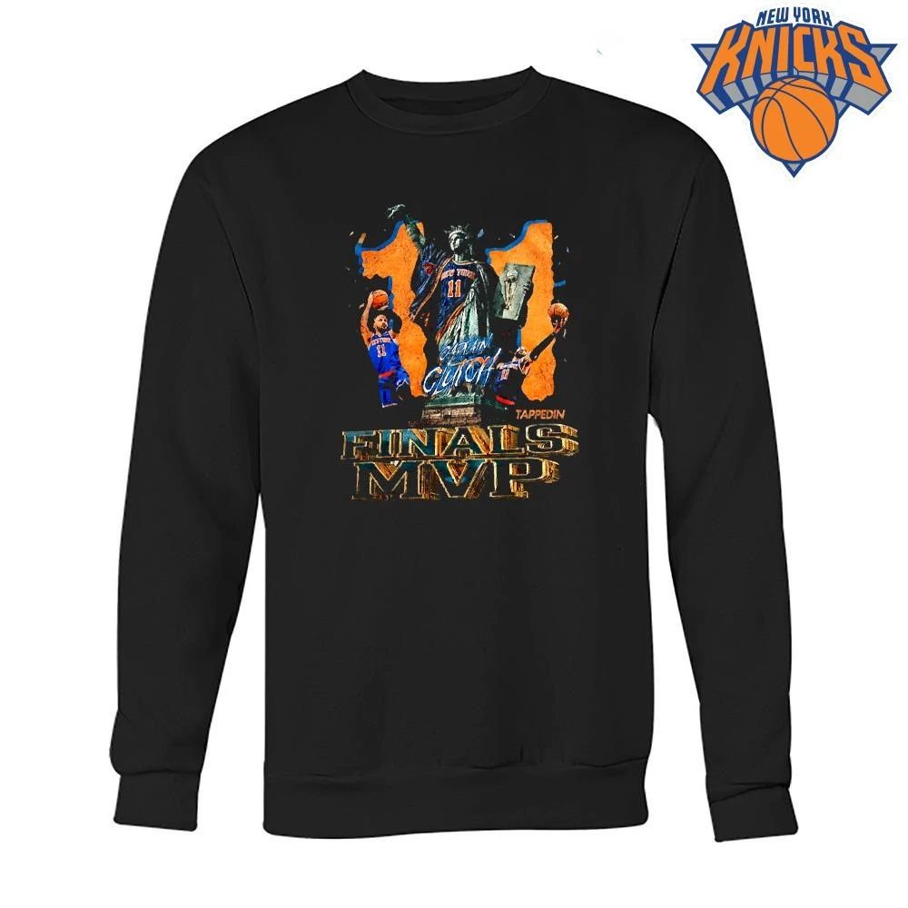 New York Knicks Jalen Brunson Finals MVP Captain Clutch Statue of Liberty Bootleg T Shirt