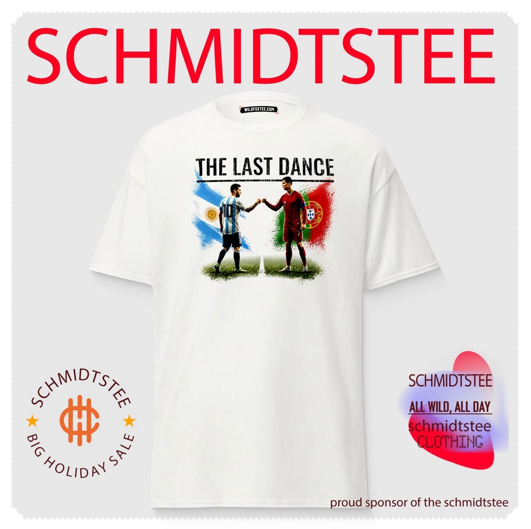 The Last Dance Messi and Ronaldo graphic shirt