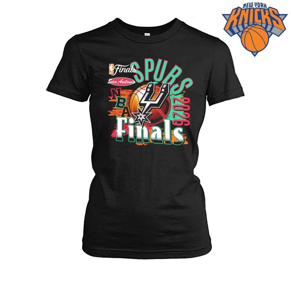 San Antonio Spurs Women’s ’47 Brand 2026 NBA Finals Courtside Reed Shirt