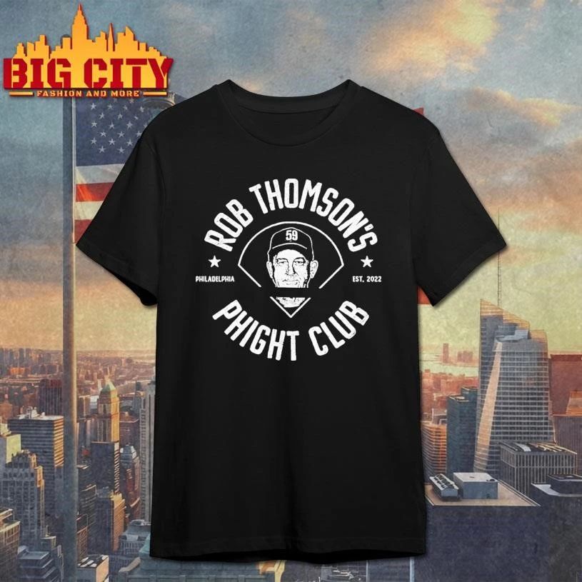 Bailey Falter Wearing Rob Thomsons Phicht Club Shirt