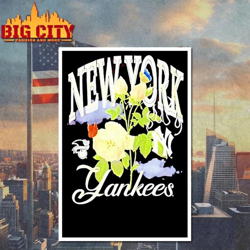 New York Yankees Baseball Floral Vintage Shirt