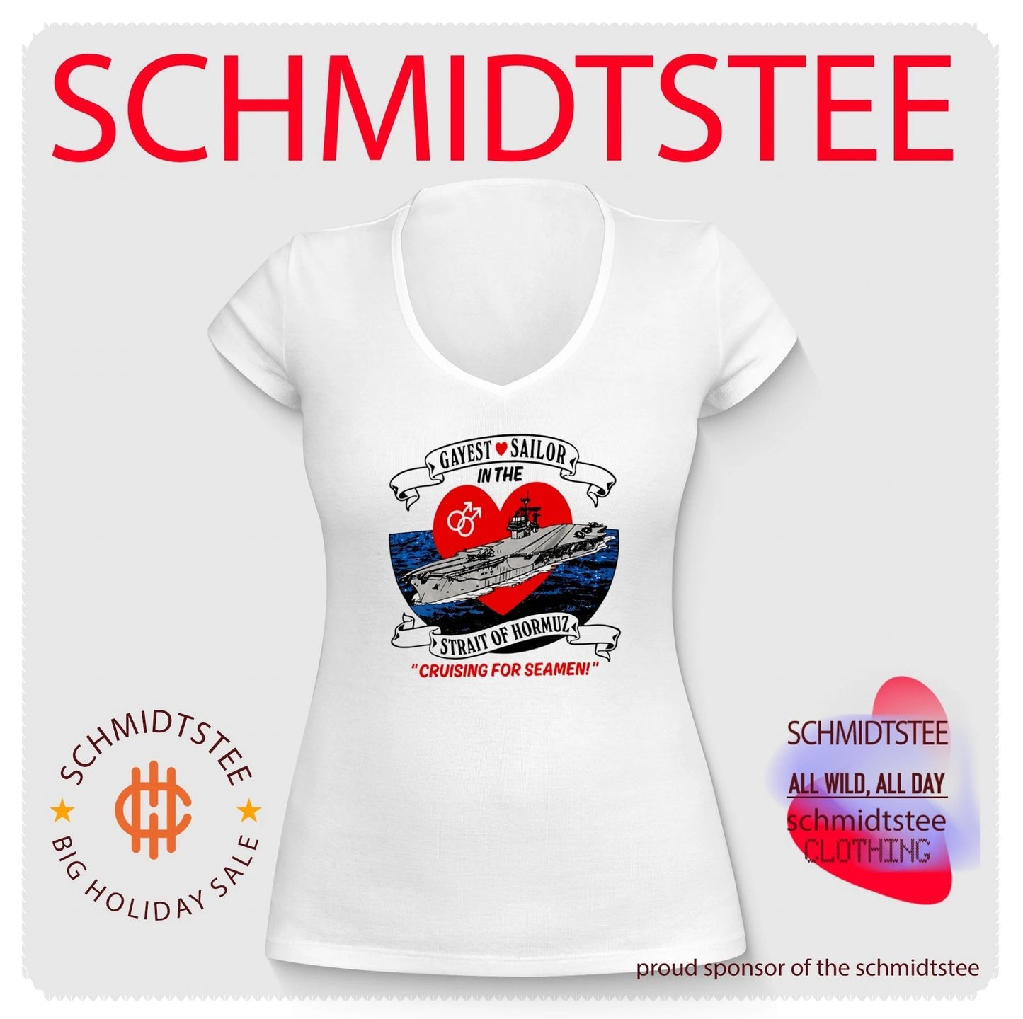 Gayest Sailor Strait of Hormuz Cruising For Seamen Pride Navy shirt