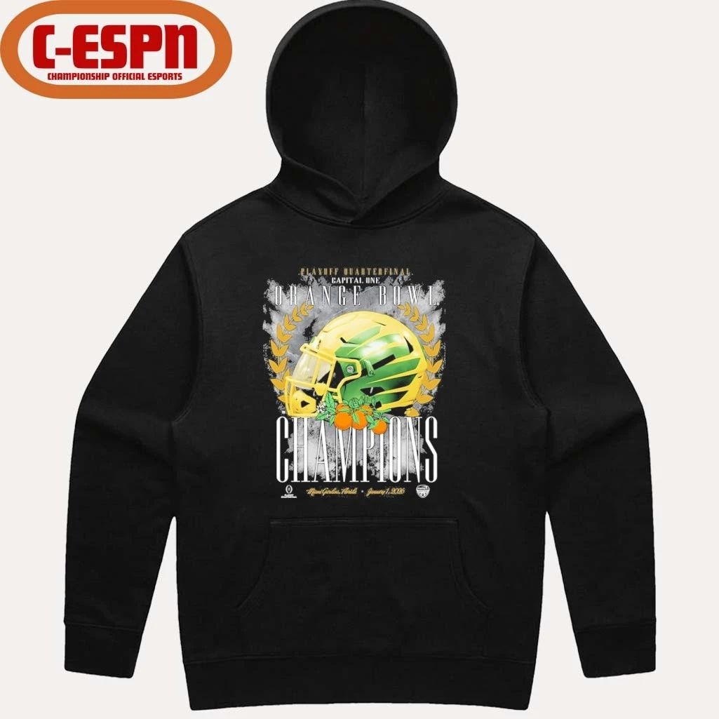 Oregon Ducks Something Inked 2026 Orange Bowl Champions Vintage Shirt