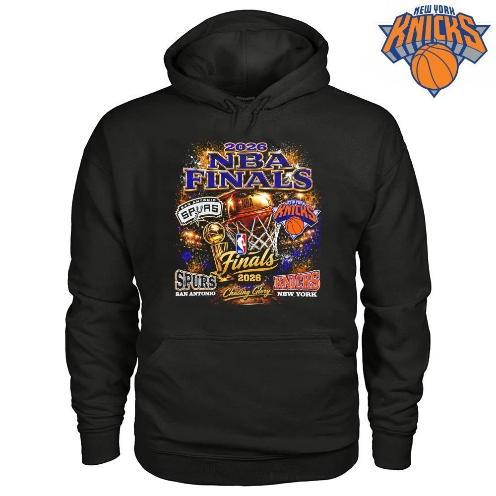 2026 NBA Finals San Antonio Spurs Versus New York Knicks Chasing Glory Basketball T Shirt