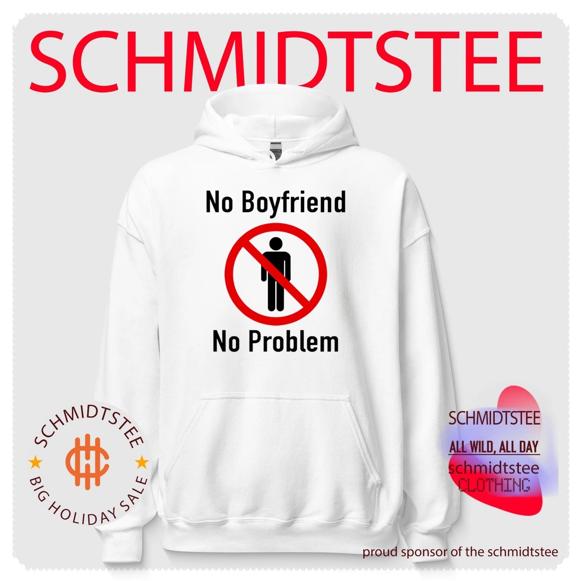 No boyfriend no problem shirt