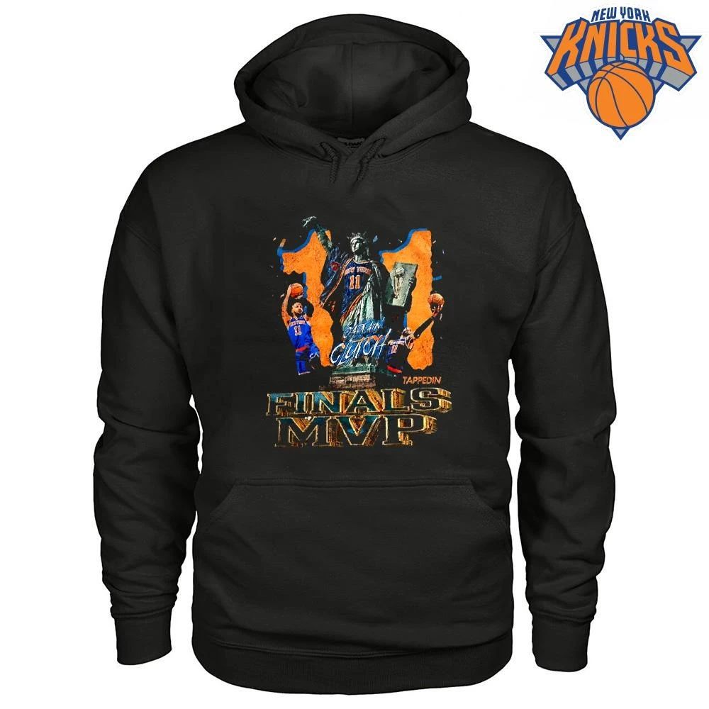 New York Knicks Jalen Brunson Finals MVP Captain Clutch Statue of Liberty Bootleg T Shirt