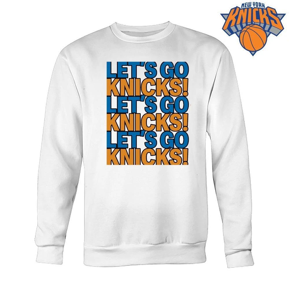 New York Knicks NBA Finals 2026 Game 1 Lets Go Knicks Fan Graphic T Shirt