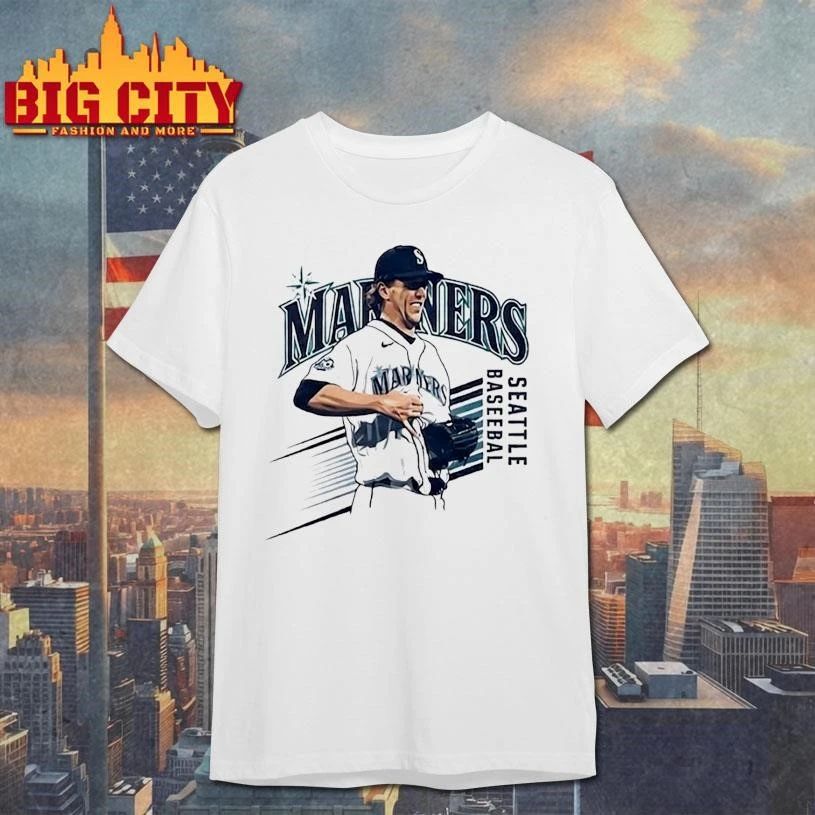 Mariners Logan Gilbert Baseball Pitcher Catches Ball In Shirt