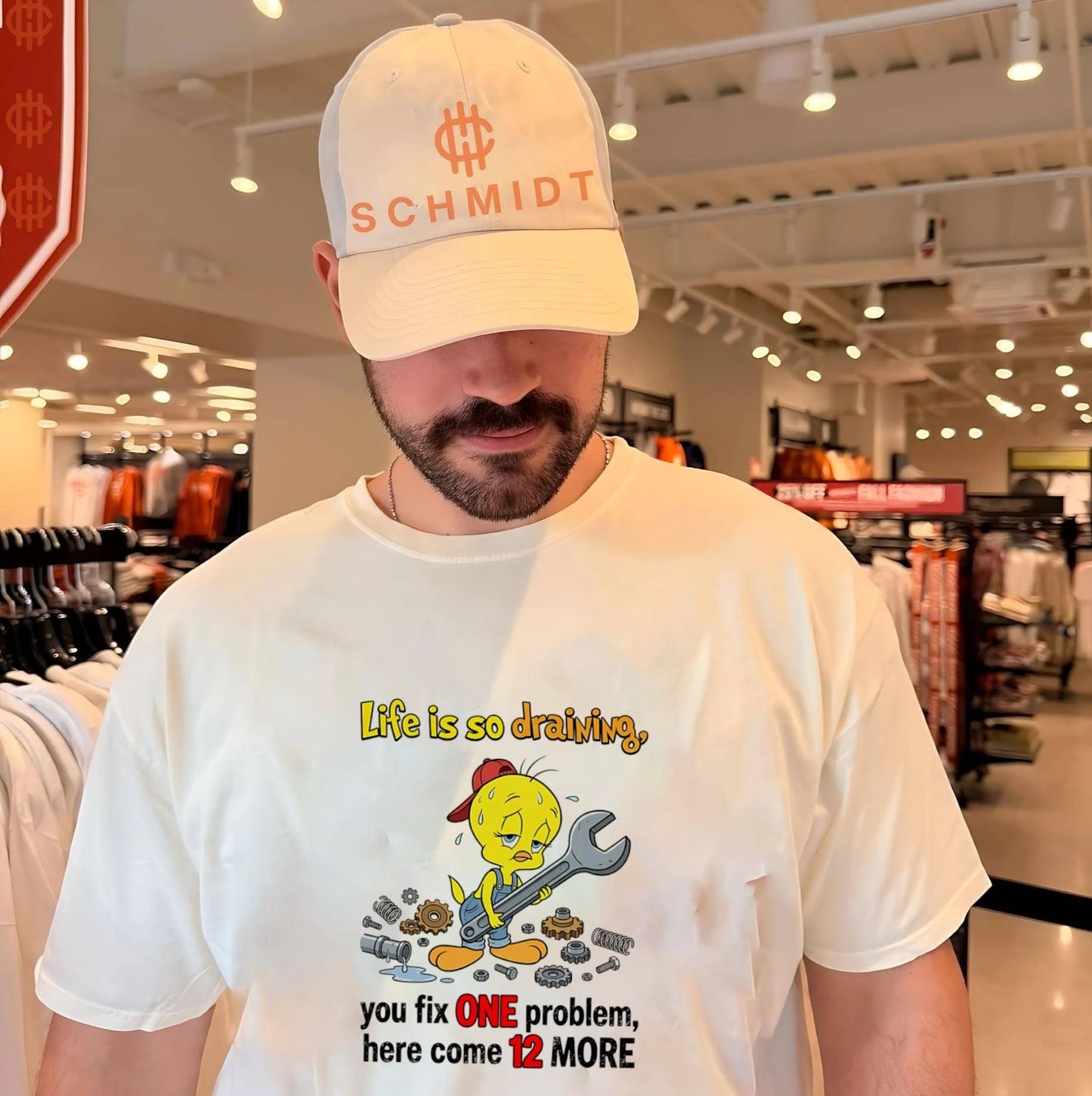 Life is so draining you fix one problem here come 12 more Tweety shirt