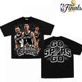 NBA San Antonio Spurs Victor Wembanyama Go Spurs Go Graphic Bootleg Vintage Two Sided Shirt