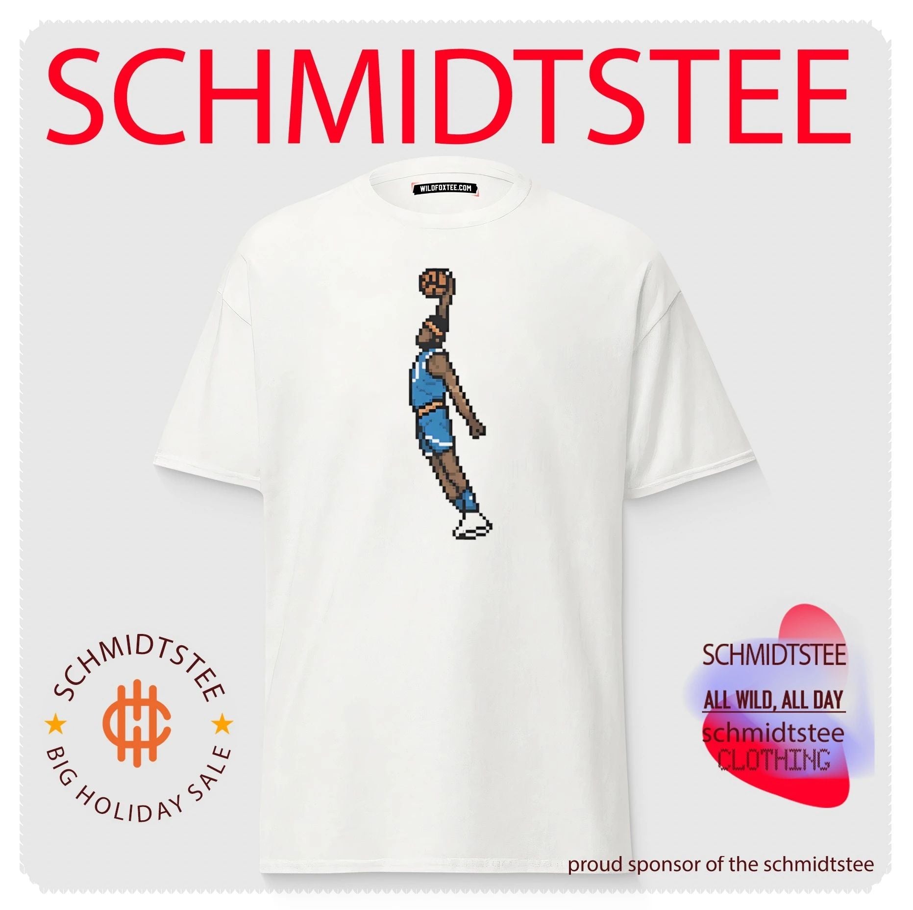 New York Knicks Mitchell Robinson return of the Mitch 8-bit graphic shirt