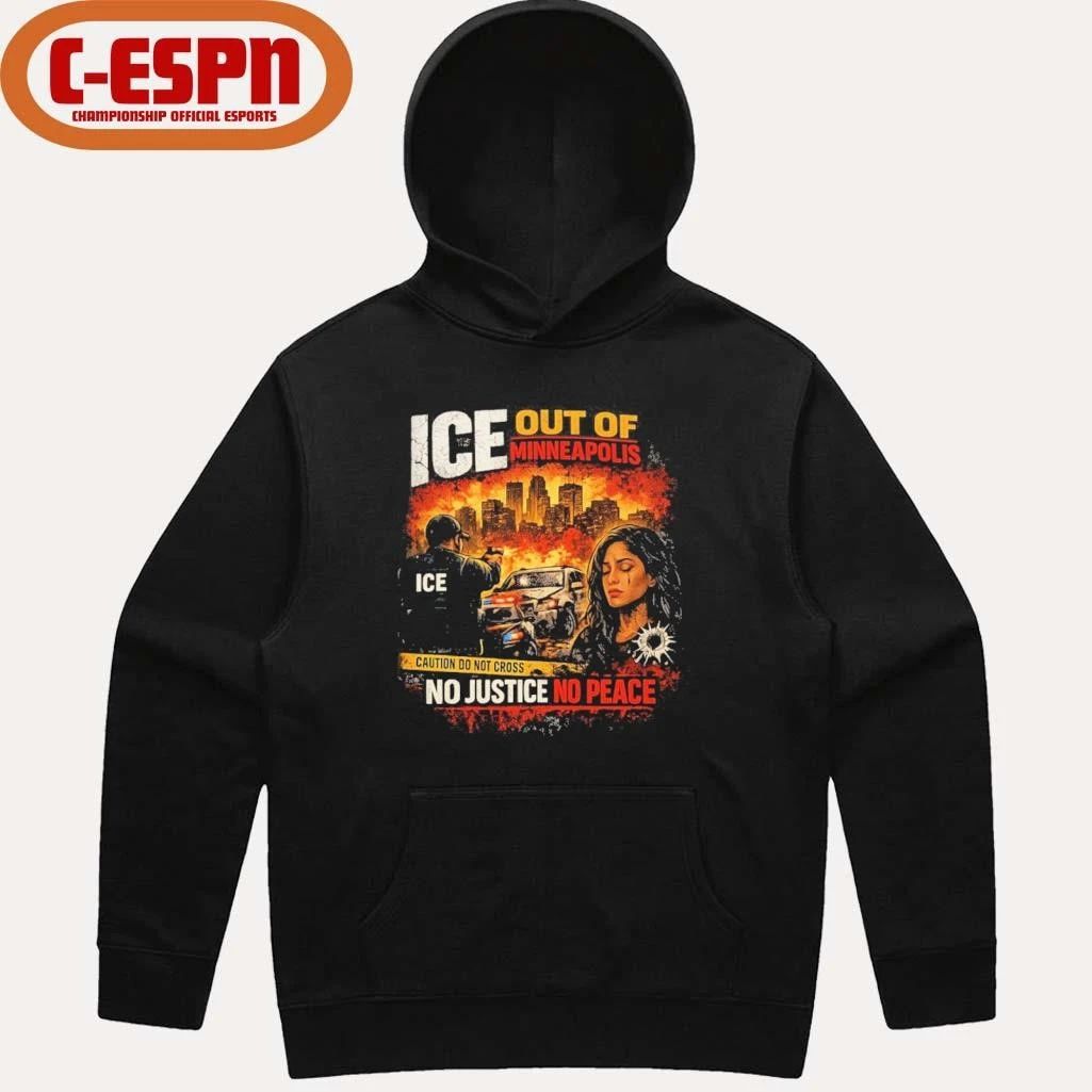 ICE Shooting Minneapolis No Justice No Peace T-Shirt